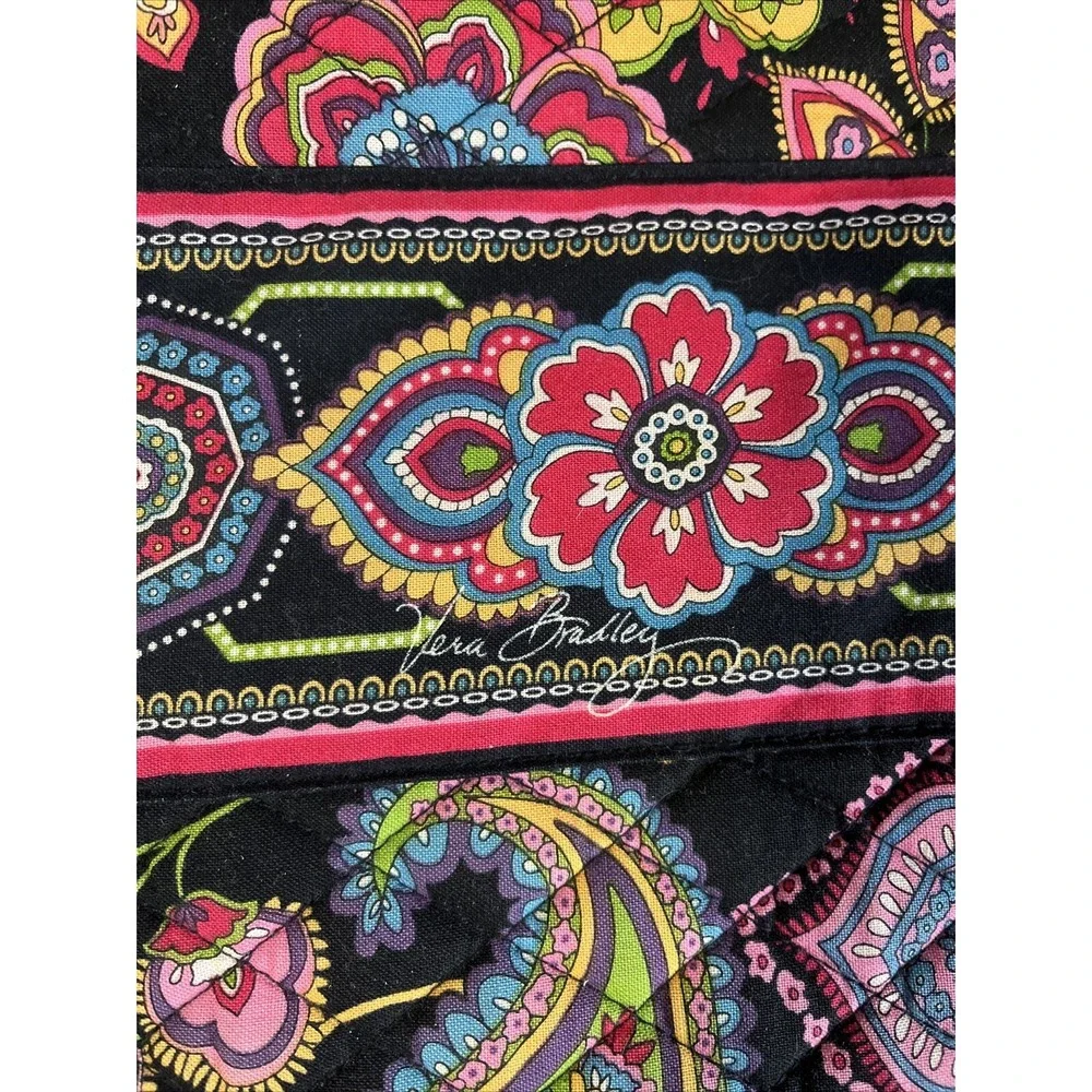 Vera Bradley Floral Quilted Laptop Sleeve Case Zip Around Tablet Ipad
